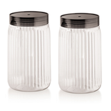 AM2782 Rishabh valentino 1800ml Pet Kitchen Storage Signature PET Container 1800ML (3PC SET)