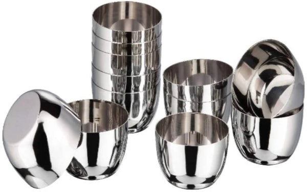 AM3966 Madhuram Exclusive Dinner Set Stainless Steel 42 Pcs Set