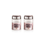 AM2632 Rishabh vivid steel 750 Container 2 Pcs Set with spoon