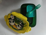 3837 Locked Container Plastic Lunch Box With Spoon (600)