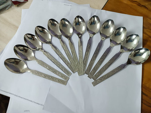 3352 SS Spoon Set Of 12PCS