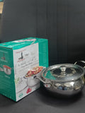 3796 Stainless Steel Induction Bottom Dutch Oven with Steel Lid - 2000 ML