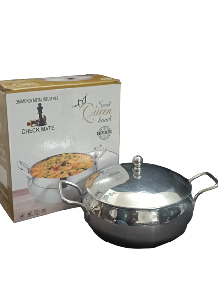 3570 Stainless Steel Induction Bottom Dutch Oven with Steel Lid - 500 ML