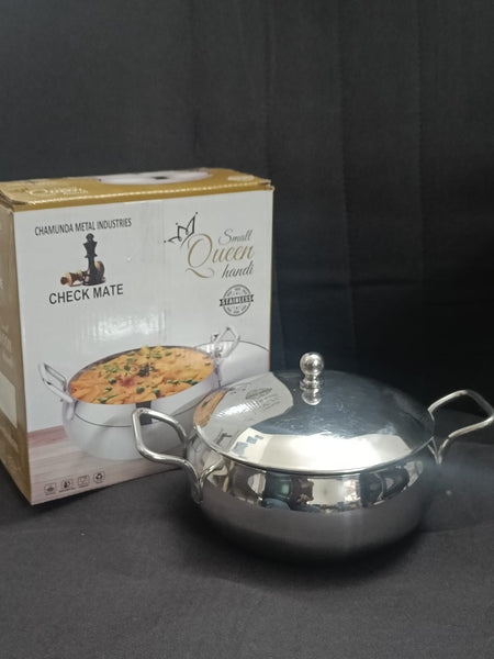 3570 Stainless Steel Induction Bottom Dutch Oven with Steel Lid - 500 ML