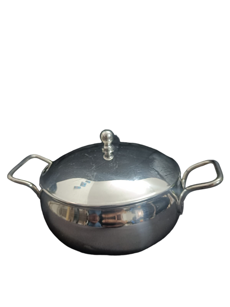 3570 Stainless Steel Induction Bottom Dutch Oven with Steel Lid - 500 ML