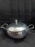 3570 Stainless Steel Induction Bottom Dutch Oven with Steel Lid - 500 ML