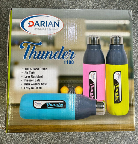 3504( packof 1) Darian Thunder Water Bottle (Campash) 1100ML | Multicoloured