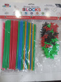 AM0381 Magic Building Straw Blocks (Multicolor) -100PCS