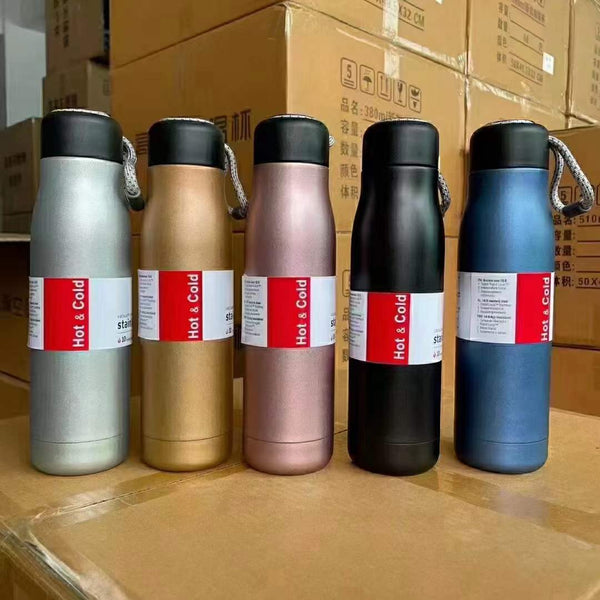 3704 Vacuum Insulated Water Bottle, Double Wall Leak Proof Sports Water Bottle-550ml