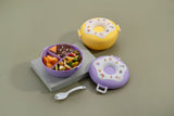 3806 Kids Donut Shaped Lunch Box - Tiffin Box for School | Leakproof Bento Box |