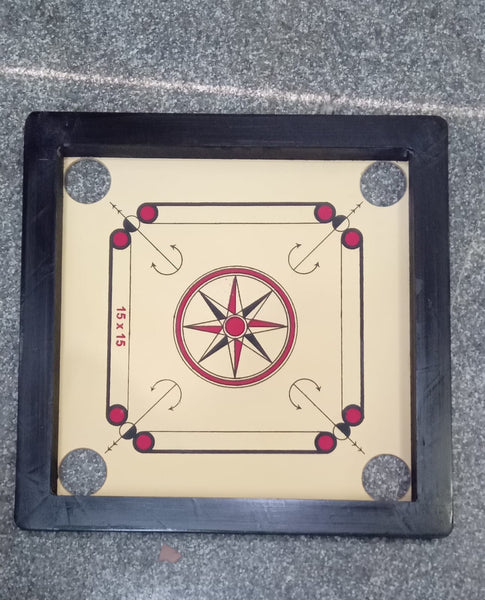 AM0901 Carrom Board 15X15 INCHES CARROM Wooden