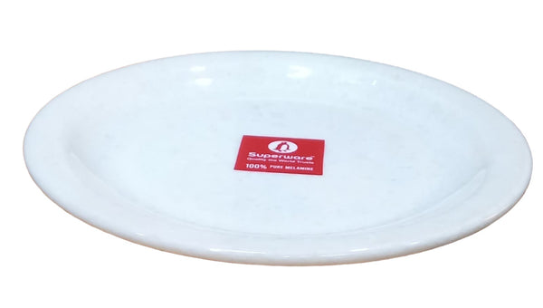 AM0987 P6533-9" INR Medium Plate 22.9cm Super Pearl