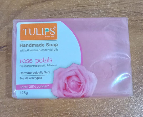 AM2059 Tulip Handmade Soap Rose Petals With Aloevera & Essential Oils