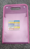 AM2063 13 Pockets Portable Folder Transparent Large Multicolor