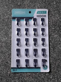 AM2179 Best Stainless Steel Hook 20Pcs Steel Silver Hooks For Home Improvement