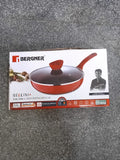 AM2259 Bergner Bellini Plus Deep Frypan with Glass Lid 5-Layer Non-Stick Thickness 3.2mm - Induction Bottom