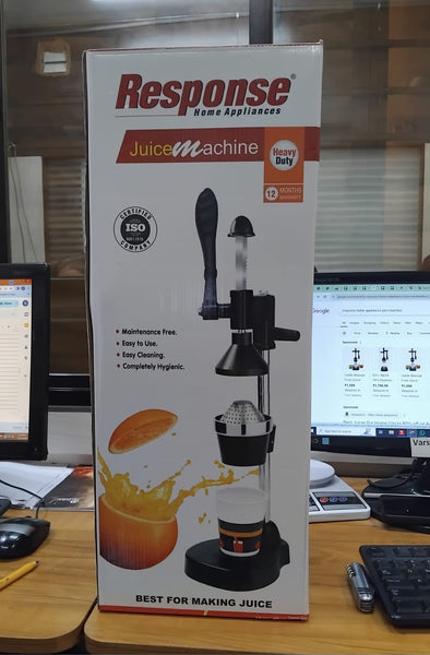 AM2530 Response Home Appliances Juicer Hand Press Machine Manual Fruit Juicer Juice Squeezer Citrus 12 Months Warranty