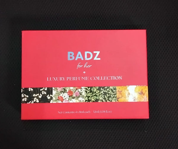 AM2539 Badz For Her Combo Luxury Perfume Gift Set Perfume Pack Of 4 4x8 ml 32ml