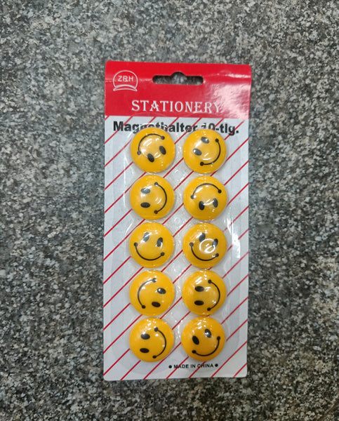 AM2706 s3010 30mm smiley magnet (10pcs)