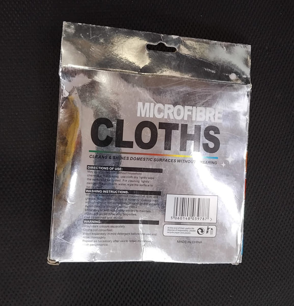 AM2825 Microfiber Cloths Cleaning Extra Large Size 30 X 30 Cm set of 4 pieces