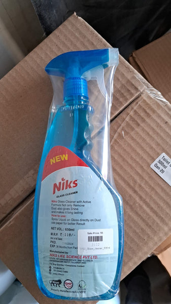 AM2778 Niks Glass Cleaner 650ml ultra shine