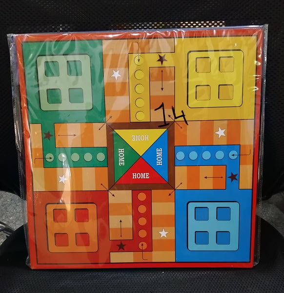 AM2885 Ludo Snakes and Ladders Mat Game Board 2 In 1 Game Multicolour