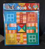 AM2884 Chess and Ludo 2 in 1 Game Family Board Games for Adults and Kids Multicolour