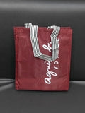 AM2914 Polyester Voyage logo Red Printed Tote Bag lunch bag