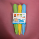 AM2972 Mini Crayon Eraser AS602 crayon eraser designed for little hands to comfortably correct Set Of 3 Pcs Multicolour