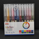 AM2968 Himic Better Quality Gel Pen GP-2501 Colorwave Large Standard Bright Colour Gel Pen Pack Of 12 Pcs