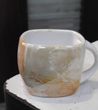 AM3018 Lotum Marble Square Shape Cup Coffee/Tea Cups 1 Pcs