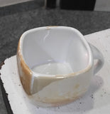 AM3018 Lotum Marble Square Shape Cup Coffee/Tea Cups 1 Pcs