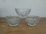 AM3061 Classic Bowl Patti Design Transparent Glass Bowls