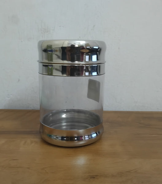 AM3080 Madhuram Prime Quality Fusion Canister 1100ml Stainless Steel 1 Piece