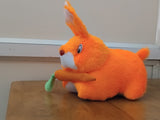 AM3136 Rabbit with Carrot 8inch Stuffed Soft Plush Toy Multicolour 125gm