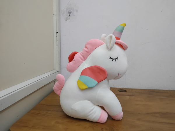 AM3153 Cute Unicorn 13inch Plush Toy Stuffed Animal Pillow Cushion Soft Toys Multicolour 420gm