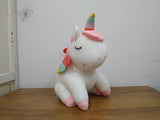 AM3153 Cute Unicorn 13inch Plush Toy Stuffed Animal Pillow Cushion Soft Toys Multicolour 420gm