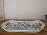 AM3223 Era Large  Serving Tray 42x32 cm Floral Design