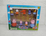 AM3441 Peppa Pig Family & Friends 6 Pcs Set Toy Best Gift for Kids