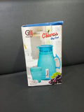 AM3808 Cheerss Wter Jug with 4 Glass (Multi colour)