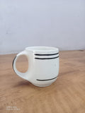 AM5083 White Big Handle Ceramic Coffee Mug - 1 Pcs