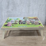AM7069 LABUBU The Monsters Collection Wooden Foldable Laptop & Study Table