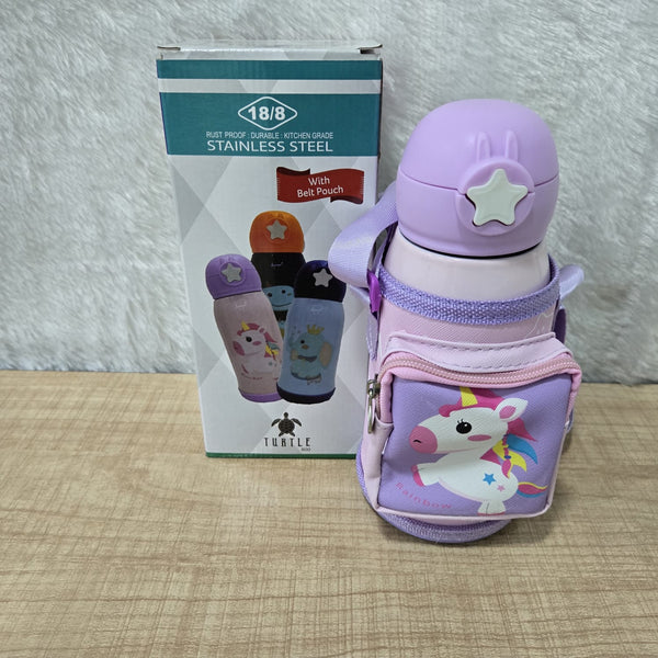 AM7053 Turtle 600 Vacuum Insulated 18/8 Stainless Steel Kids Water Bottle (600ml)