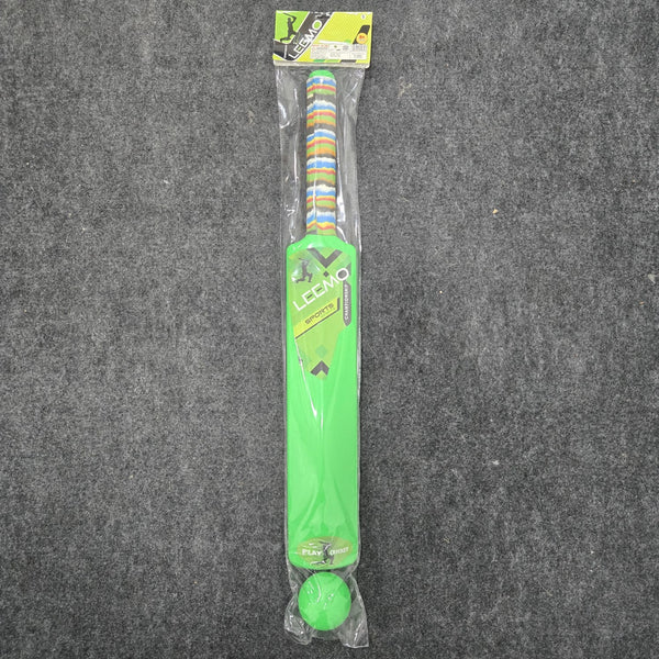 AM7071 LEEMO Championship Plastic Cricket Bat & Ball Set (Size 5)