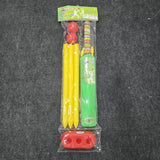 AM7072 Leemo Toys Plastic Cricket Championship Kit for Kids (Ages 5+)