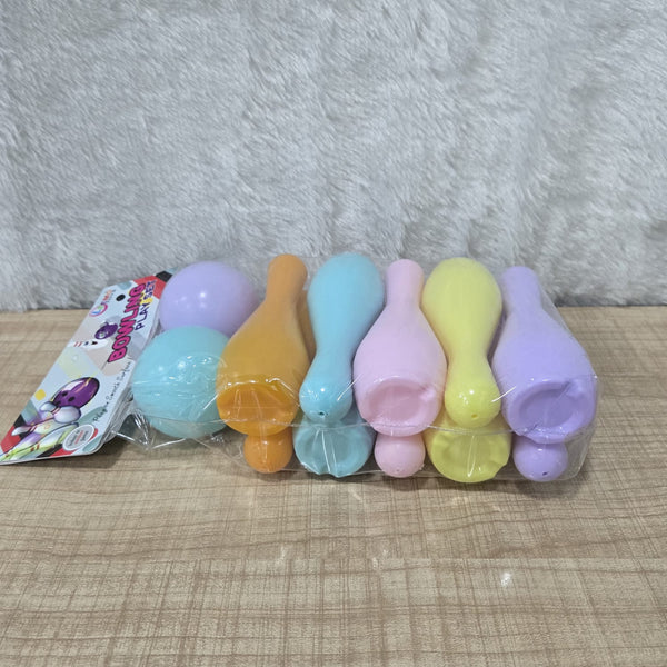 AM7074 Leemo Toys Colorful Plastic Bowling Play Set for Kids