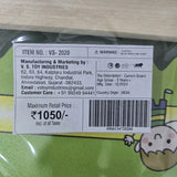 AM7076 Toy Industries 5-in-1 Reversible Wooden Board Game Set - No.2