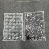 AM7080 Mix Pattern Bubble Print Soft Rippled Faux Fur Accent Doormate - 16x24in