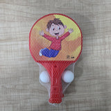 AM7077 Kid's Cartoon Table Tennis Set (2 Paddle & 2 Balls) - Small