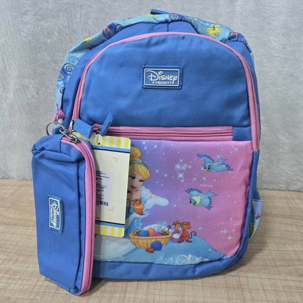 AM7143 Priority Teaberry Series School Bag with Detachable Pouch - Mix Design - (14in)